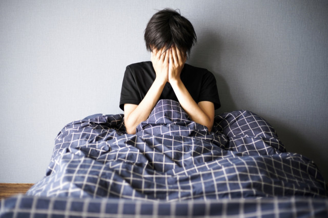 不眠症の写真